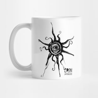 eyeball sun open ur eyes Mug